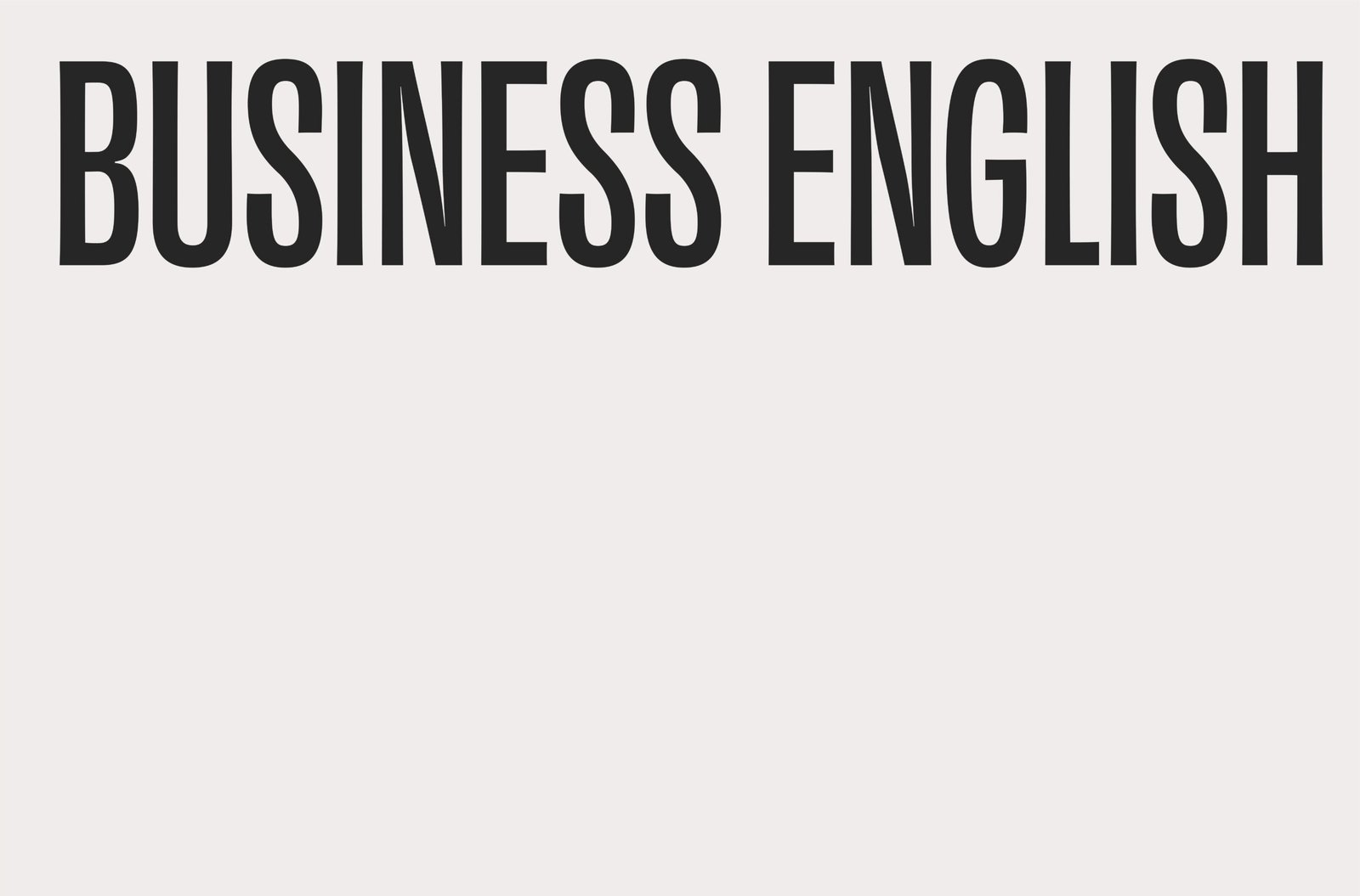 Business English