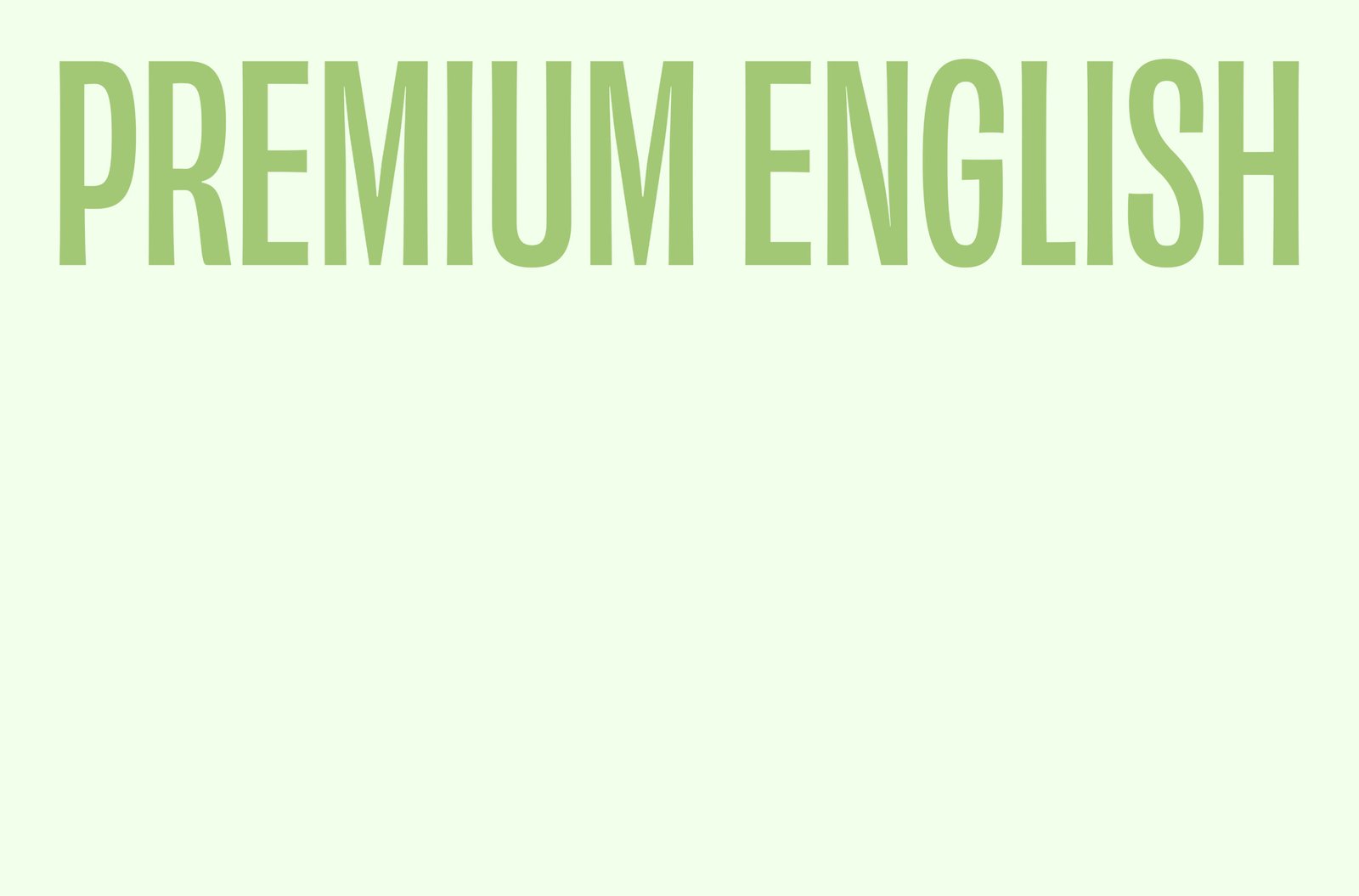 Premium English